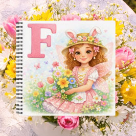 Presente de Flor F Personalizado para Meninas