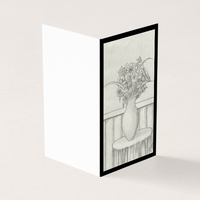 Presente de Flores - Preto (Exterior)