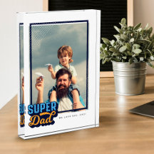 Presente de Foto do Livro de Quadrinhos Super Pai 