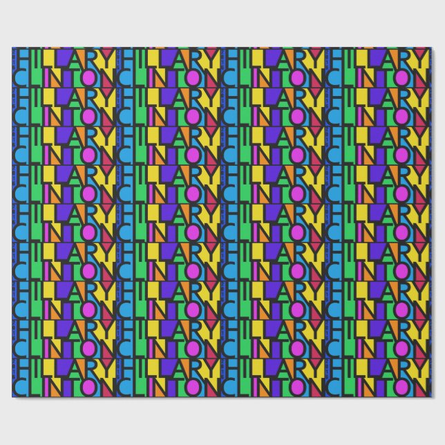 Presente De Hillary Clinton papel 2016 de envolvimento (Aberto)