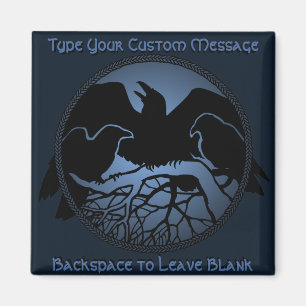 Presente de Imã de geladeira Personalizada Raven