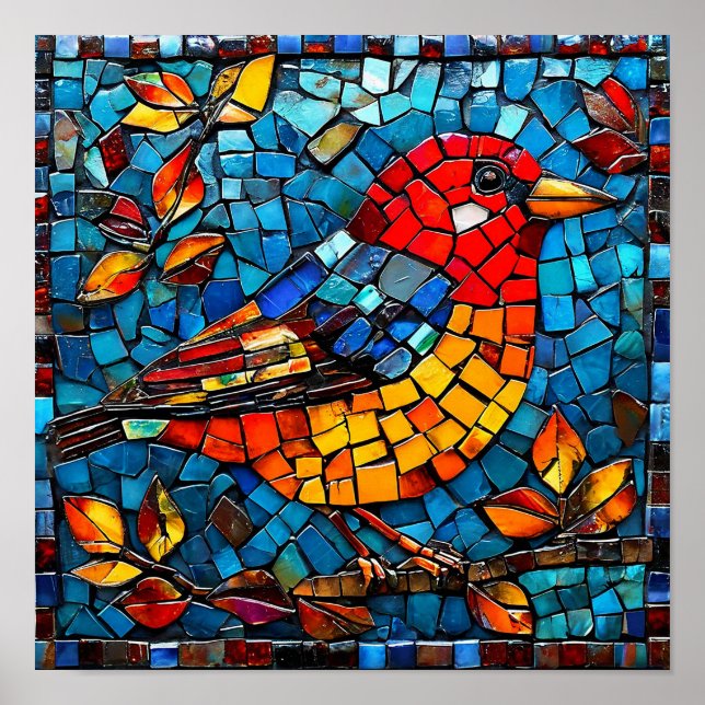 🐦 Presente de Impressão de Arte Moderna da Nature (Frente)
