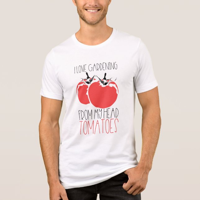 Presente de jardinagem de tomates (Frente)
