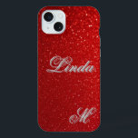 Presente de Luxo Estético com Brilho Vermelho Inte<br><div class="desc">Capa de telefone com design de textura de brilho vermelho intenso e estética ousada e cintilante. Perfeita para adicionar um visual luxuoso e sofisticado ao seu telefone enquanto o protege diariamente. Presente ideal para aniversários,  feriados ou para quem ama acessórios estéticos glamurosos e brilhantes.</div>