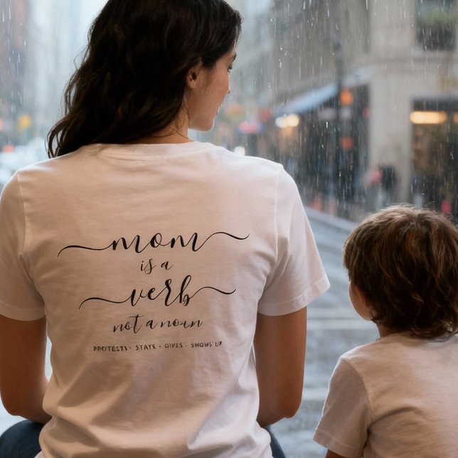Presente de Mãe com Letra Preta é um Verbo Lembran (Criador carregado)
