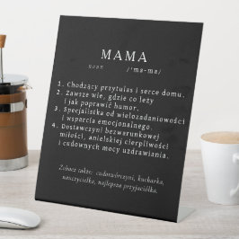 Presente de Mãe polonês - Definição MAMA