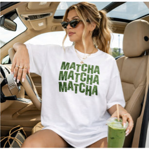 Presente de Matcha, camiseta MATCHA, camiseta de m