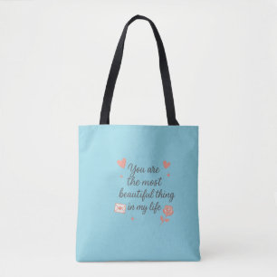 Presente de na moda Tote Bag - Personalizado e Eco