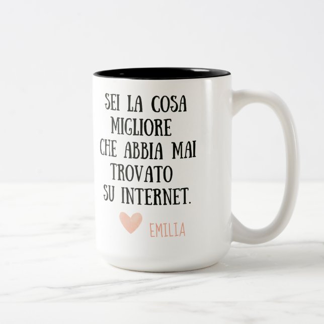 presente de namorados, caneca para ele (Direita)