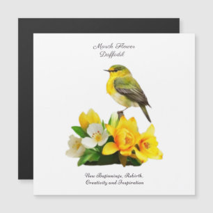 Presente de Nascimento do Mês de Março Vibrante da