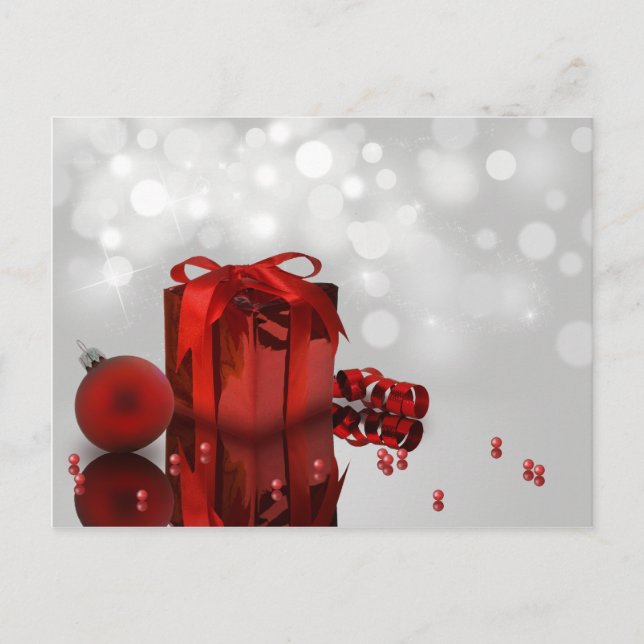 Presente de Natal - Cartão Postal (Frente)