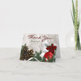 Presente de Natal - Cartões de agradecimento