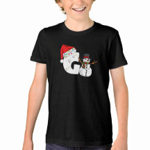 Presente de Natal com letra g branca