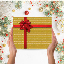 Presente de Natal de Padrão de Nome de Repetição D