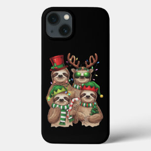 Presente de Natal de Preguiça Feliz Slothmas Amant
