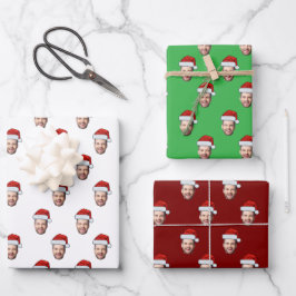 Presente de Natal de Santa Hat com Foto Personaliz