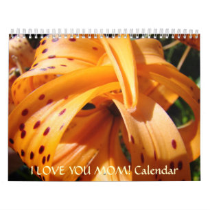 PRESENTE DE NATAL MÃE Calendário EU AMO VOCÊ MÃE!
