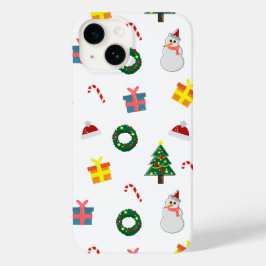Presente de Natal – Padrão Alegre de Férias com Bo