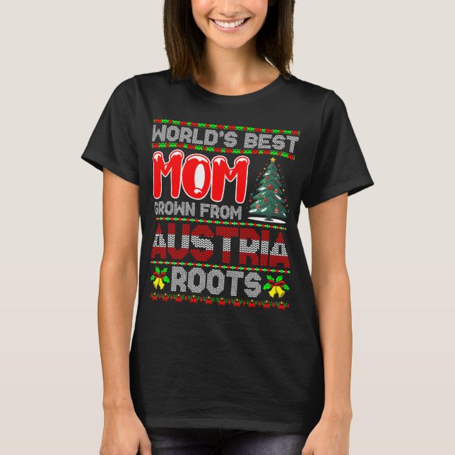 Presente de Natal para a Mamãe Áustria - Suéter Fe (Frente)