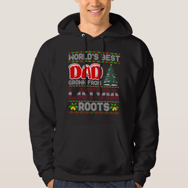 Presente de Natal para o Pai Letônia Ideia Suéter  (Frente)