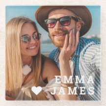 Presente de Nomes Personalizados Foto de Casal Cor