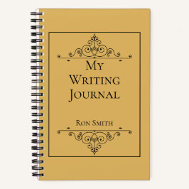 Presente de notebook do gravador personalizado de 