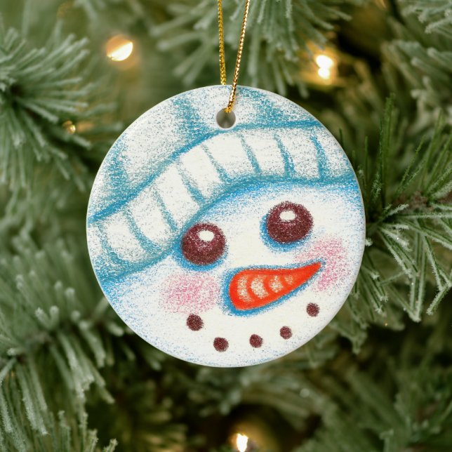 Presente de Ornamento de Árvore de Natal Snowman (Árvore)