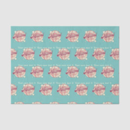 Presente de Papel Tecido embrulhando Miami cidade