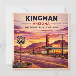 Presente de papelaria de viagem Kingman Route 66 A