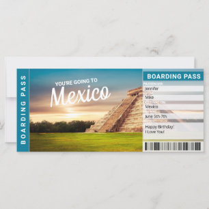Presente de Passagem de Viagem de Férias no México