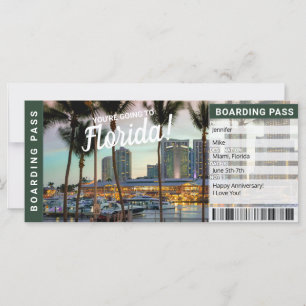 Presente de Passagem de Viagem para Férias na Flór