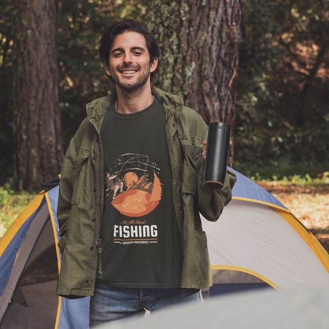 Presente de pesca Camisa de pesca (Fishing gift Fishing t-shirt)