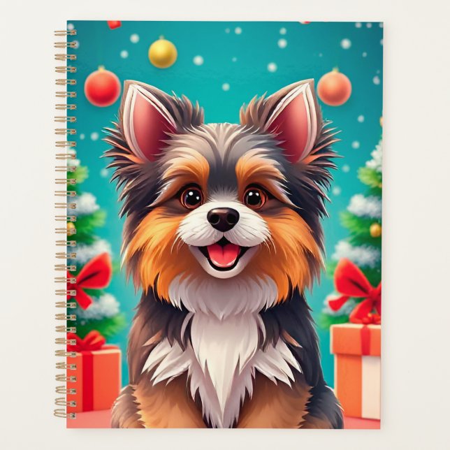 🎁Presente de planejador de Natal de cachorro fofo (Frente)