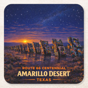 Presente de Porta-Copos da Amarillo Route 66 Barwa