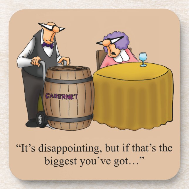 Presente de Porta copos de humor de vinho hilarian (Frente)