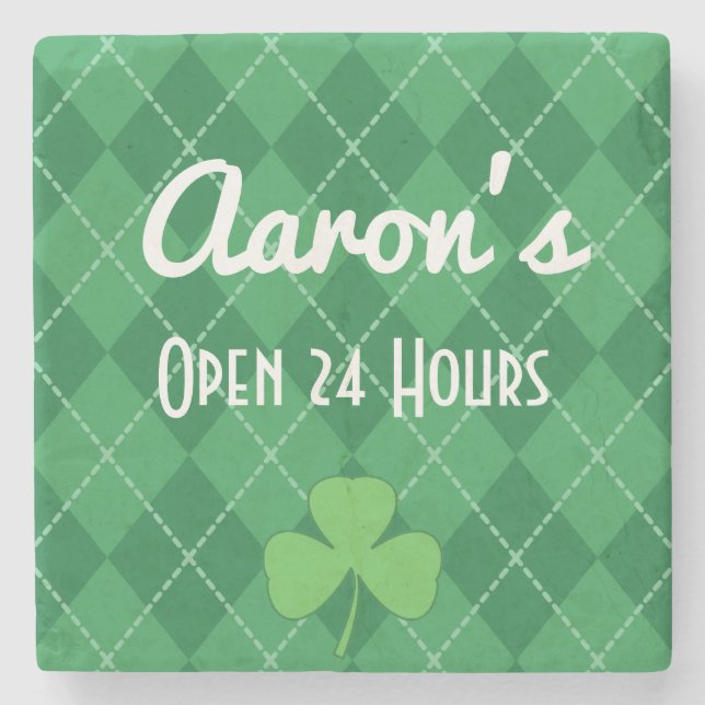 Presente de Porta copos de Pedra Irlandesa Persona (Frente)