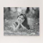 Presente de Quebra-cabeça de Tela de Foto Personal<br><div class="desc">Crie um quebra-cabeça de serra de fotos personalizado. Adicione facilmente sua foto personalizada e o texto opcional. Um presente ideal para você,  família e amigos.</div>