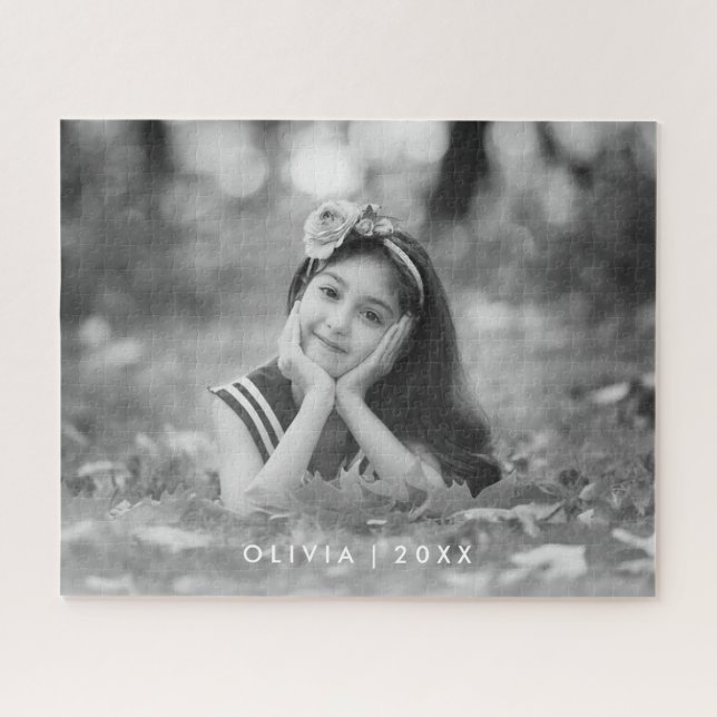 Presente de Quebra-cabeça de Tela de Foto Personal (Horizontal)