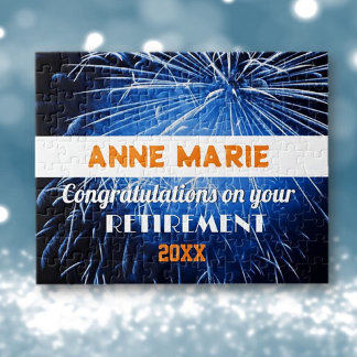 Presente de Retiree! Quebra-cabeça de Baixa Person