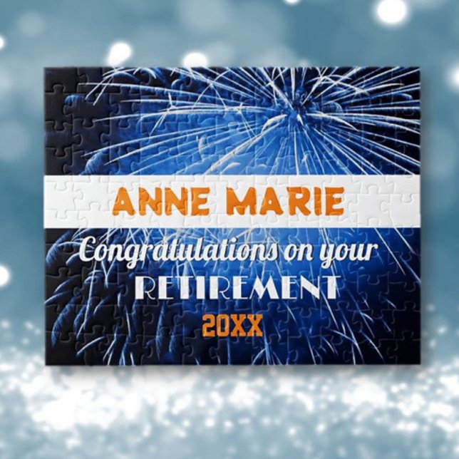 Presente de Retiree! Quebra-cabeça de Baixa Person (Criador carregado)