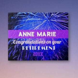 Presente de Retiree! Quebra-cabeça de Baixa Person