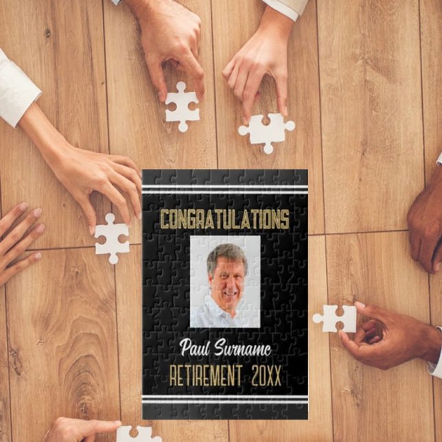 Presente de Retiree! Quebra-cabeça de Retirada de  (Criador carregado)