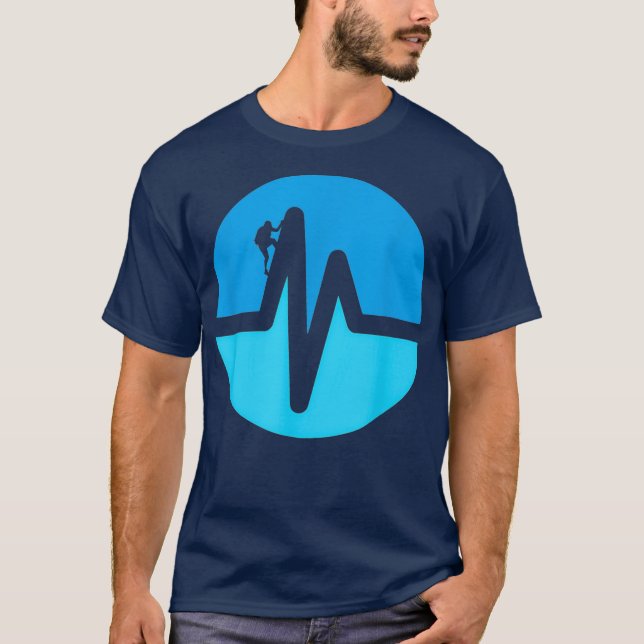 Presente de Subida das Camisas Hiker Mountain Rock (Frente)