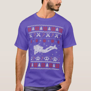 Presente de suéter de Natal Feio para mergulhador