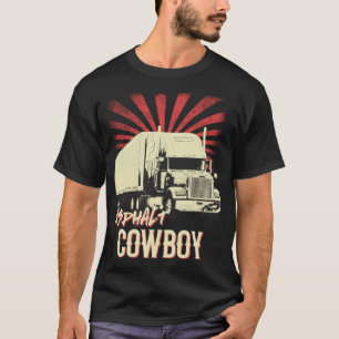 presente de vaqueiro asfalto ideia camisa camionis