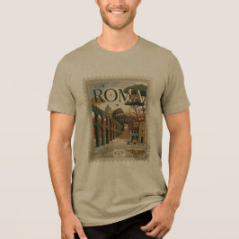 Presente de Viagem Roma Passeggiata Stamp Art | It