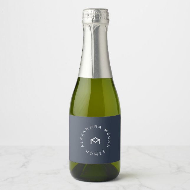 Presente De Vinho De Espumante Imobiliário Para Cl (Frente)