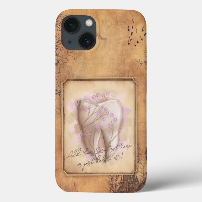 Presente dentário elegante Vintage (Verso)