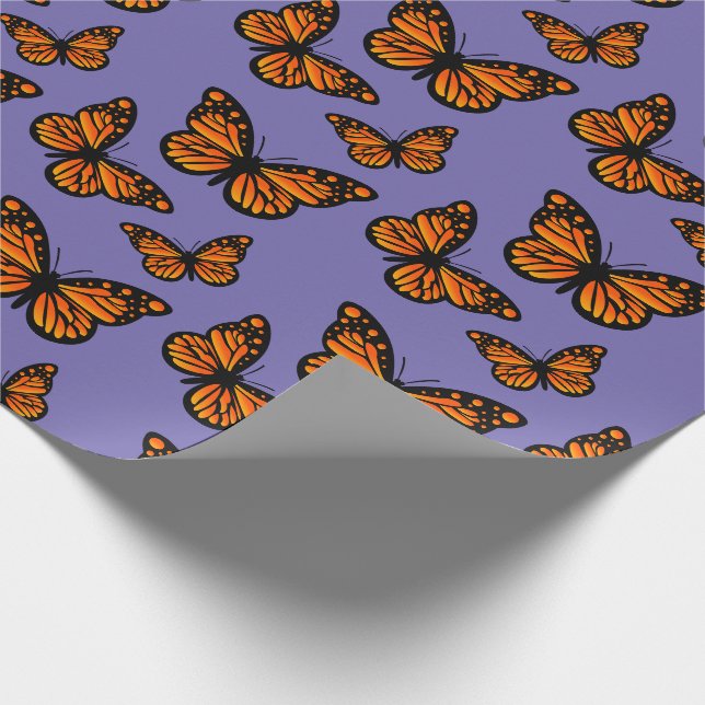 Presente Design de borboleta Monarch - Papel de enrolamento (Ponta)