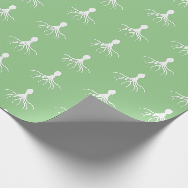 Presente Design de Octopus em dificuldades - Papel de enrol (Ponta)
